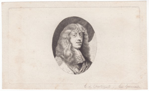 antique portrait from Pepys Diary